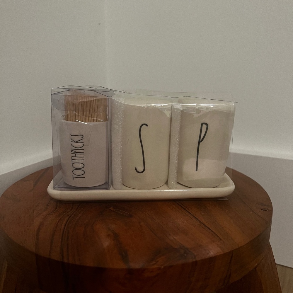 Rae Dunn S&P and Toothpicks